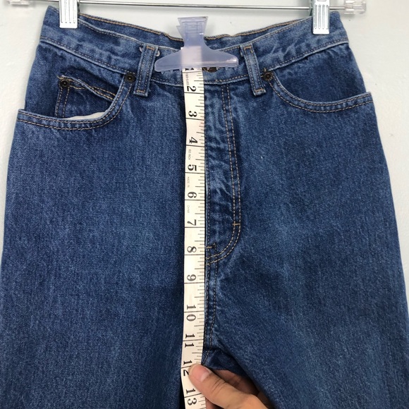 Calvin Klein Vintage 80s Classic Pocket Straight Leg Jeans Brooke Shields - Picture 10 of 14